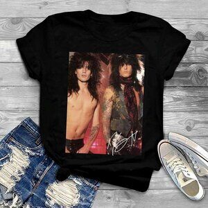 Nikki Sixx Classic Rock Band Vintage Graphic Black Unisex Fan Gift T-Shirt81